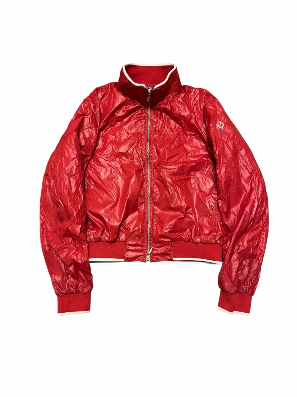 Vintage Ferrari Red Bomber Jacket